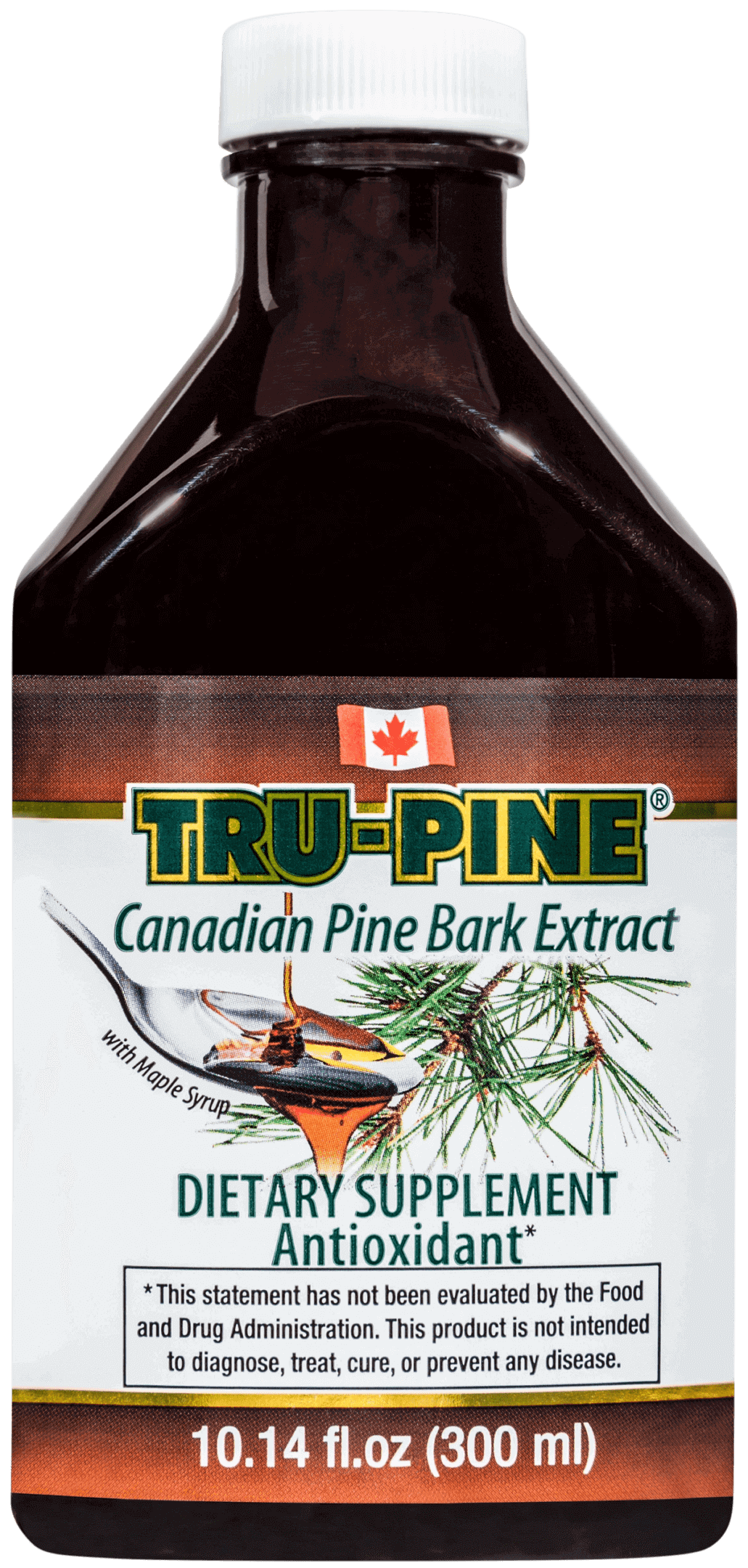 Tru-Pine Canadian Pine Bark Extract Bottle.