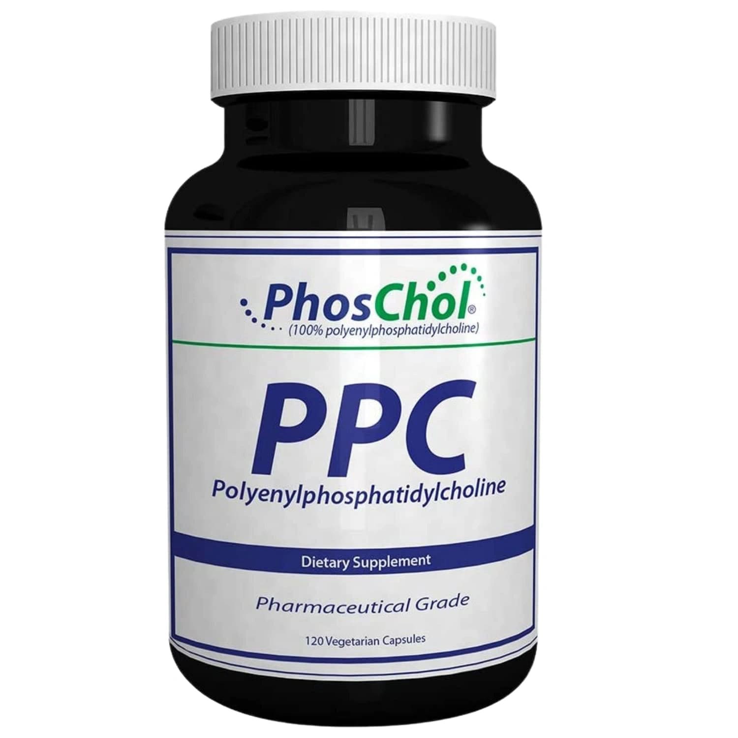 PhosChol PPC dietary supplement bottle.